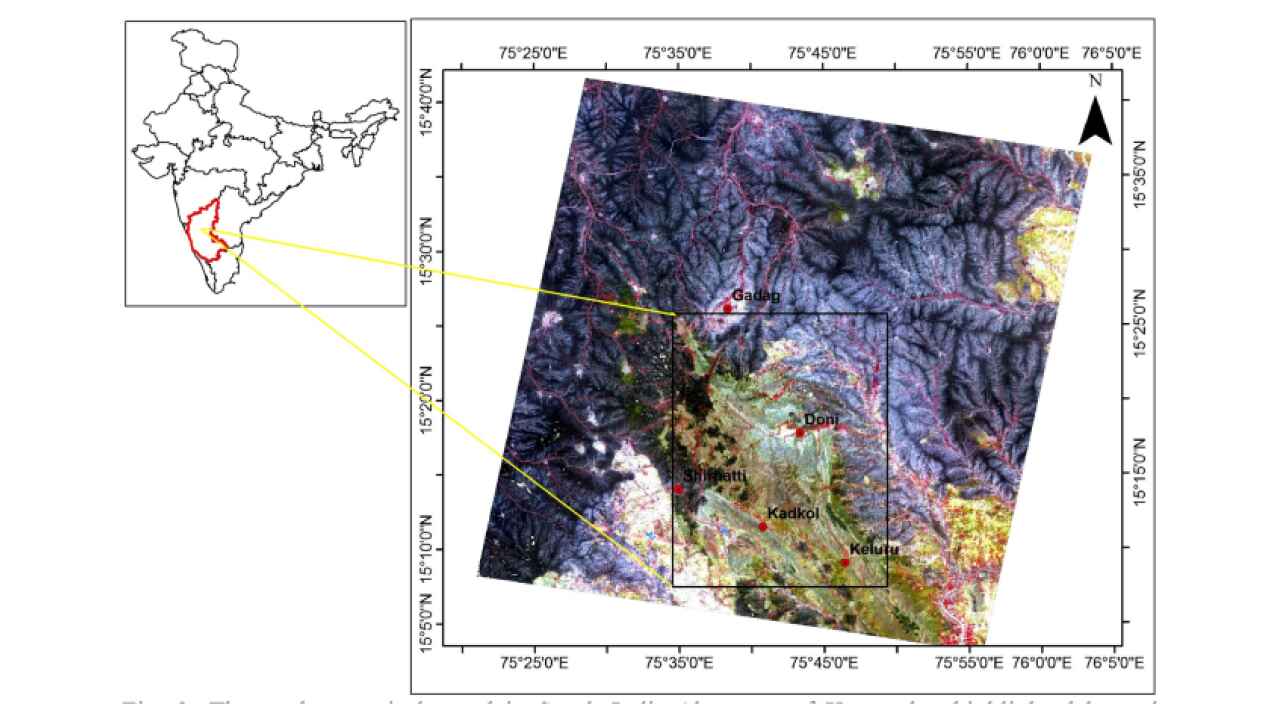 Mineral Maps from Advanced Spaceborne Thermal Emission and Reflection Radiometer (ASTER) Data – Karnataka and Andhra Pradesh